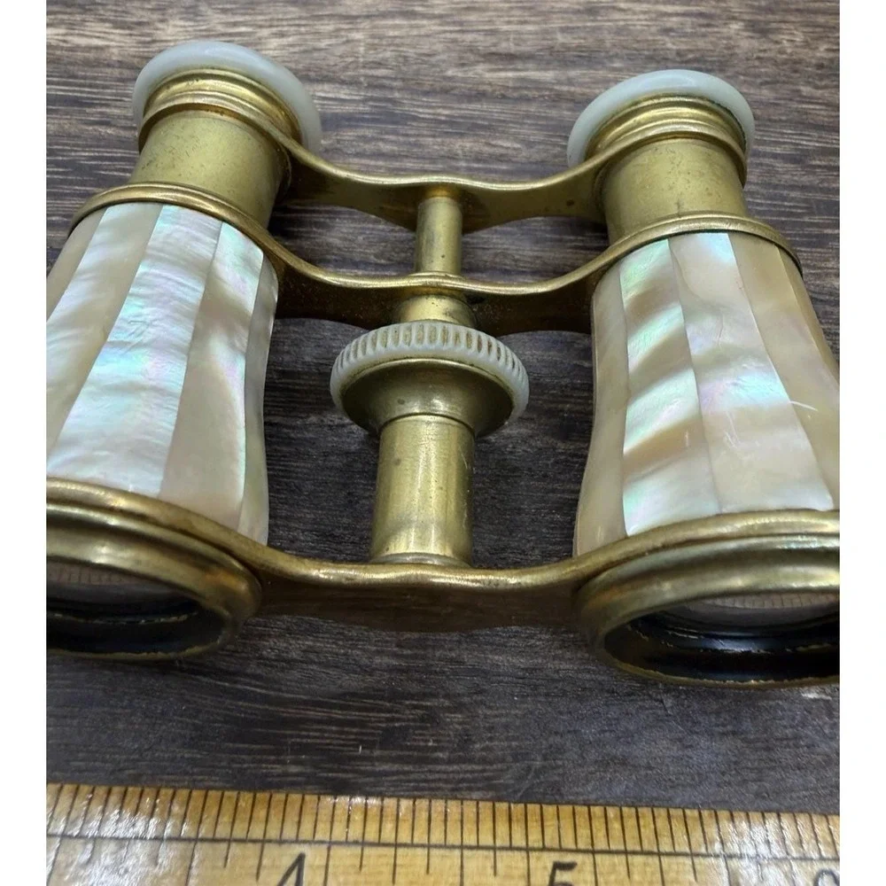 Vintage Mother of Pearl Opera Glasses Lemaire FI Paris - 3.5